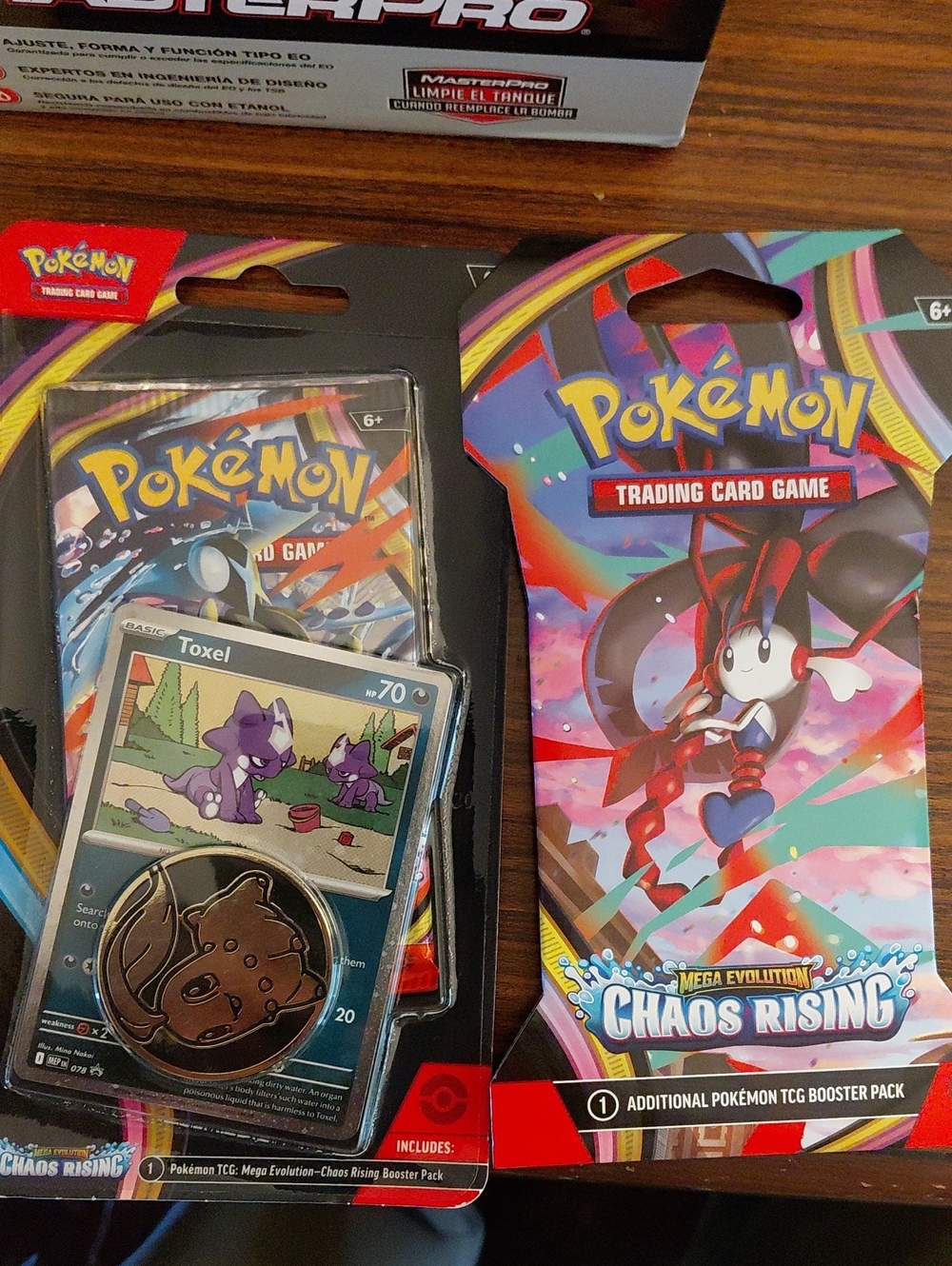 Pokémon TCG Mega Evolution - Chaos Rising Booster Pack & Coin